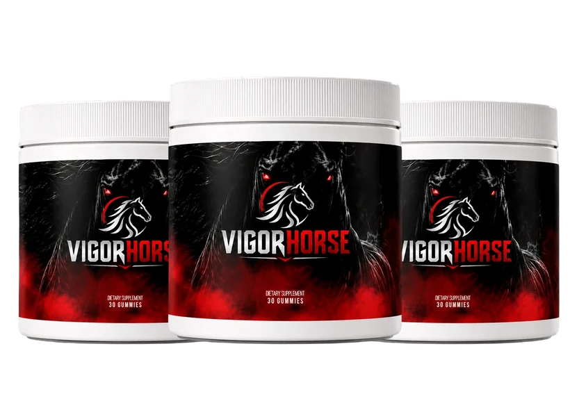 Vigor Horse male vitality gummies, 3-bottle kit